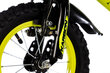 12" velosipēds Niki Karbon 2023, krāsa: melna/citrona (9596) цена и информация | Velosipēdi | 220.lv