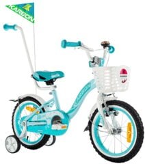 14" velosipēds Mimi Karbon2023, krāsa: balta/zila (9597) цена и информация | Велосипеды | 220.lv