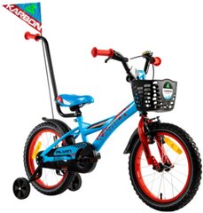 16" Велосипед Alvin Karbon2023, цвет: красный/синий (9607) цена и информация | Велосипеды | 220.lv