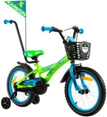 16" Велосипед Alvin Karbon, цвет: синий/зелёный (9335) цена и информация | Велосипеды | 220.lv