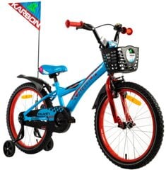 20" Велосипед Alvin Karbon 2023, цвет: красный/синий цена и информация | Велосипеды | 220.lv