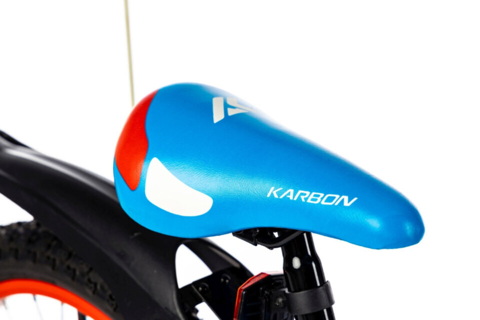 20" velosipēds Alvin Karbon 2023, krāsa: sarkana/zila cena un informācija | Velosipēdi | 220.lv