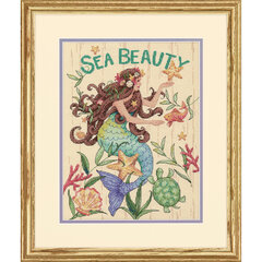 Izšūšanas komplekts Dimensions "Sea Beauty" 70-35376 cena un informācija | Izšūšanas piederumi | 220.lv