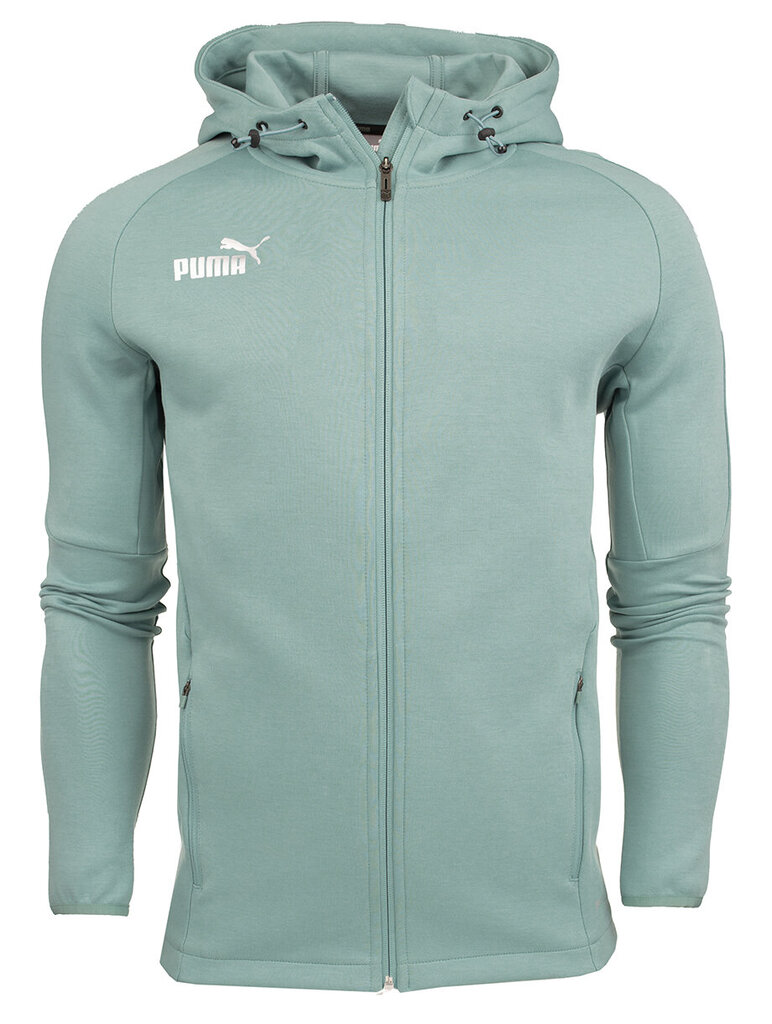 Vīriešu džemperis PUMA teamFINAL Casuals Hooded Jkt 657383 34 cena un informācija | Vīriešu jakas | 220.lv