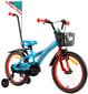 18" velosipēds Alvin Karbon, krāsa: sarkana/zila cena un informācija | Velosipēdi | 220.lv