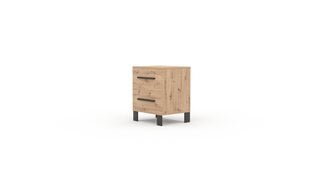 Прикроватная тумбочка ADRK Furniture Malen, коричневый цвет цена и информация | Прикроватные тумбочки | 220.lv