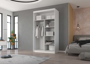 Шкаф ADRK Furniture Esti 120, белый цена и информация | Шкафы | 220.lv