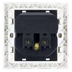 Sienas ligzda ar 2 USB Portas NANOCABLE 10.35.0010 5V/2.4A Balts cena un informācija | Elektrības slēdži, rozetes | 220.lv