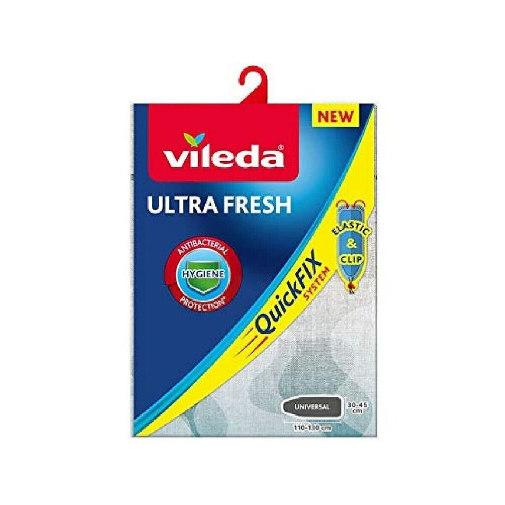 Gludināšanas dēļa pārsegs Vileda 168989 Ultrafresh Quick Fix Pelēks (130 x 45 cm) цена и информация | Veļas gludināšana | 220.lv