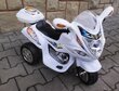Vienvietīgs elektriskais skrejritenis bērniem M1, balts цена и информация | Bērnu elektroauto | 220.lv