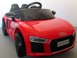 Divvietīgs elektroauto bērniem AUDI R8, balts цена и информация | Bērnu elektroauto | 220.lv