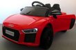 Divvietīgs elektroauto bērniem AUDI R8, balts цена и информация | Bērnu elektroauto | 220.lv