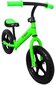 Līdzsvara velosipēds R7 ar EVA riteņiem, zaļš цена и информация | Balansa velosipēdi | 220.lv