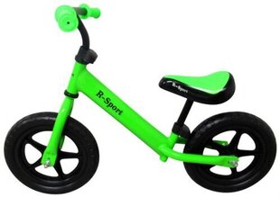 Līdzsvara velosipēds R7 ar EVA riteņiem, zaļš цена и информация | Балансировочные велосипеды | 220.lv