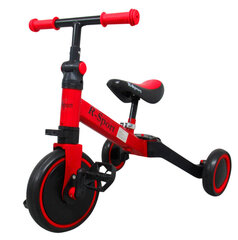 Līdzsvara velosipēds P8 ar daudzfunkciju pedāļiem, sarkans цена и информация | Балансировочные велосипеды | 220.lv