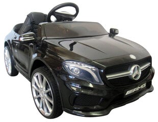 Одноместный электромобиль Mercedes GLA45, черный цена и информация | Электромобили для детей | 220.lv