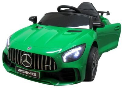 Vienvietīgs elektroauto bērniem Mercedes GTR-S, zaļš цена и информация | Bērnu elektroauto | 220.lv