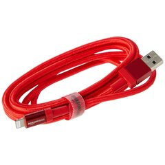 USB uz Lightning Kabelis Amazon Basics L6LMF893-CS-R (1,8 m) Sarkans (Atjaunots A) цена и информация | Кабели для телефонов | 220.lv