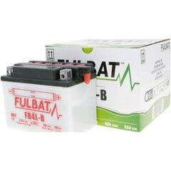 Аккумулятор Fulbat YB4L-B, 4 Ач 12В цена и информация | Мото аккумуляторы | 220.lv