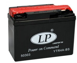 Akumulators Landport YTR4A-BS, 2.3 Ah 12V cena un informācija | Moto akumulatori | 220.lv