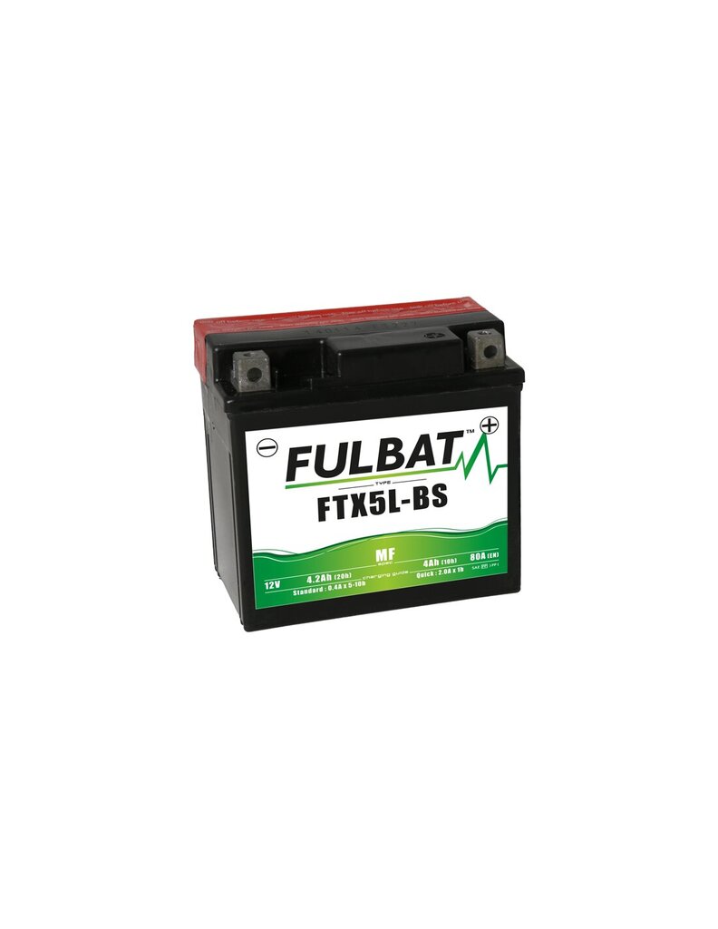 Akumulators Fulbat YTX5L-BS, 4 Ah 70 A EN 12V cena un informācija | Moto akumulatori | 220.lv