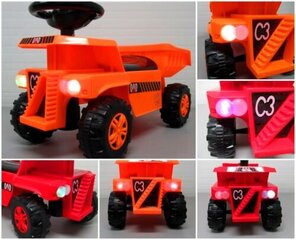 Bērnu stumjamās mašīnas J10 R-sport ar mūziku un gaismām, zaļā krāsā cena un informācija | Rotaļlietas zīdaiņiem | 220.lv