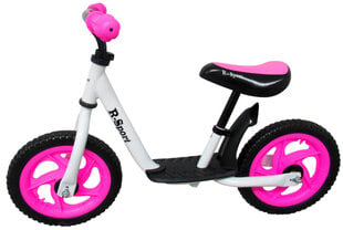 Bērnu līdzsvara velosipēds R5 R-Sport, balts un rozā цена и информация | Балансировочные велосипеды | 220.lv