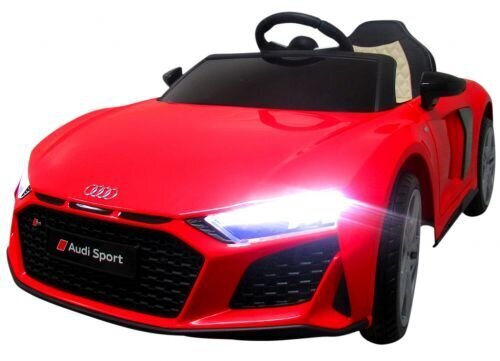 Bērnu akumulatoru auto AUDI R8 Sport RED, 2 vadības metodes цена и информация | Bērnu elektroauto | 220.lv