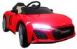 Bērnu akumulatoru auto AUDI R8 Sport RED, 2 vadības metodes цена и информация | Bērnu elektroauto | 220.lv