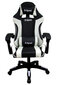 Spēļu krēsls ar masāžas funkciju K3 R-Sport, balts/melns цена и информация | Biroja krēsli | 220.lv
