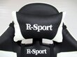 Spēļu krēsls ar masāžas funkciju K3 R-Sport, balts/melns cena un informācija | Biroja krēsli | 220.lv