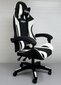 Spēļu krēsls ar masāžas funkciju K3 R-Sport, balts/melns cena un informācija | Biroja krēsli | 220.lv