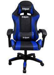 Spēļu krēsls ar masāžas funkciju K3 R-Sport, zils/melns cena un informācija | Biroja krēsli | 220.lv