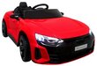 AUDI E-Tron GT EVA Bērnu akumulatoru auto, sarkans cena un informācija | Bērnu elektroauto | 220.lv