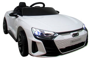 AUDI E-Tron GT EVA Bērnu akumulatoru auto, balts cena un informācija | Elektromobīļi bērniem | 220.lv