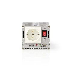 Strāvas invertors 12V->220V, 300W (pilna jauda 600W) cena un informācija | Sprieguma pārveidotāji | 220.lv