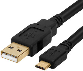 Vivanco кабель USB - microUSB 1.0м (45219) цена и информация | Кабели и провода | 220.lv