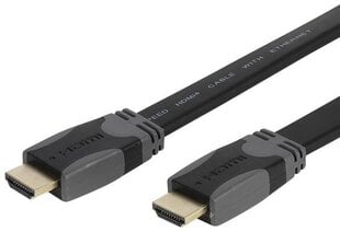 Vivanco kabelis HDMI-HDMI 5m plakans (42105) цена и информация | Кабели и провода | 220.lv