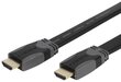 Vivanco kabelis HDMI-HDMI 5m plakans (42105) цена и информация | Kabeļi un vadi | 220.lv