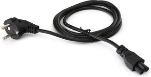 Omega barošanas kabelis Laptop 3pin 1,5m (43662) цена и информация | Кабели и провода | 220.lv