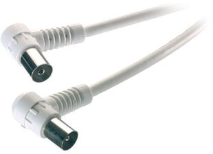 Vivanco koaksiālais kabelis leņķveida 1.5m (48033) cena un informācija | Kabeļi un vadi | 220.lv
