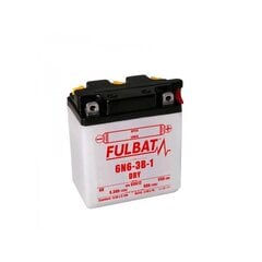 Аккумулятор Fulbat 6N6-3B, 1, 6,3 Ач 50 А EN 6В цена и информация | Мото аккумуляторы | 220.lv
