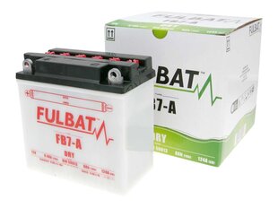 Аккумулятор Fulbat YB7-A, 8 Ач 12В цена и информация | Мото аккумуляторы | 220.lv