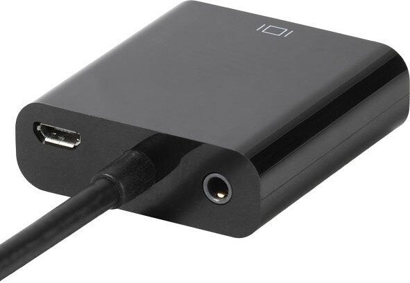 Vivanco adapteris HDMI - VGA 0,1m (45493) cena un informācija | Adapteri un USB centrmezgli | 220.lv