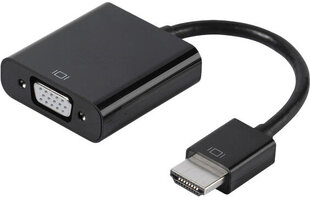 Адаптер Vivanco HDMI - VGA 0.1м (45493) цена и информация | Адаптеры и USB разветвители | 220.lv