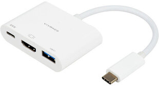 Vivanco адаптер USB-C - HDMI 3в1 (45385) цена и информация | Адаптеры и USB разветвители | 220.lv