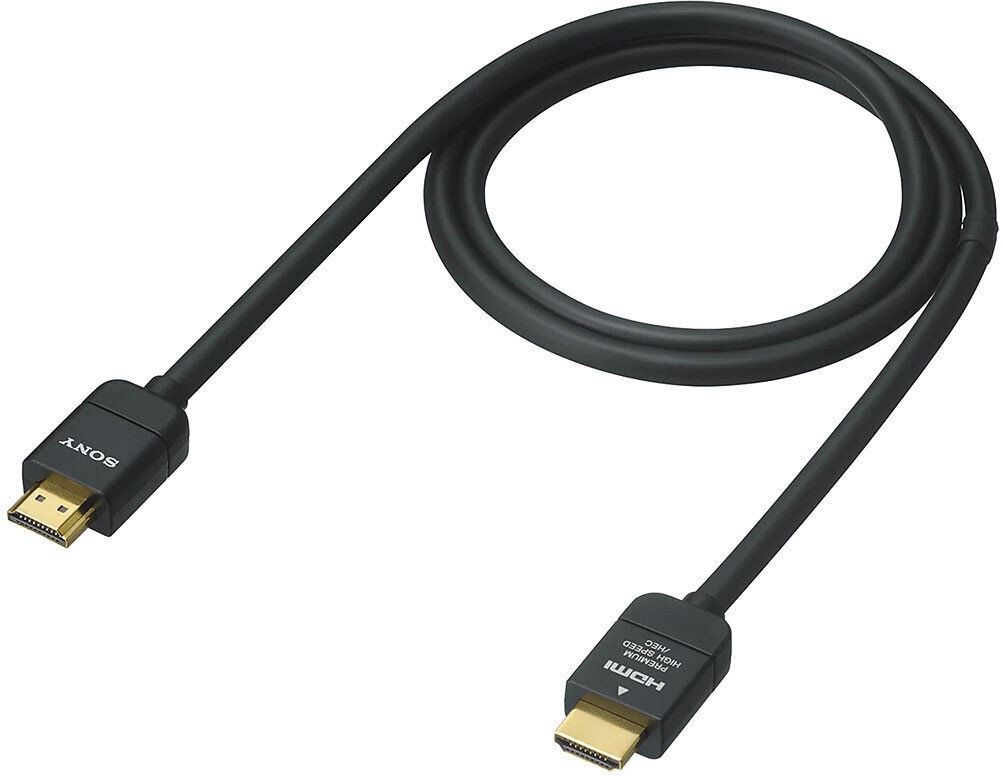 Sony kabelis HDMI Premium DLC-HX10 1m, melns cena un informācija | Kabeļi un vadi | 220.lv
