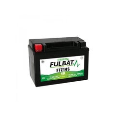 Аккумулятор FULBAT GTZ14S (FTZ14S Gel), 11,2 Ач 230 А EN 12В цена и информация | Мото аккумуляторы | 220.lv