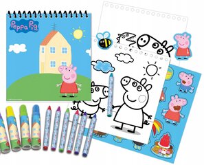 Mākslas komplekts Peppa Pig, 100 gab. цена и информация | Принадлежности для рисования, лепки | 220.lv