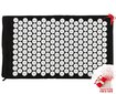 Akupresūras masāžas paklājiņš 74x43 cm, melns cena un informācija | Masāžas piederumi | 220.lv